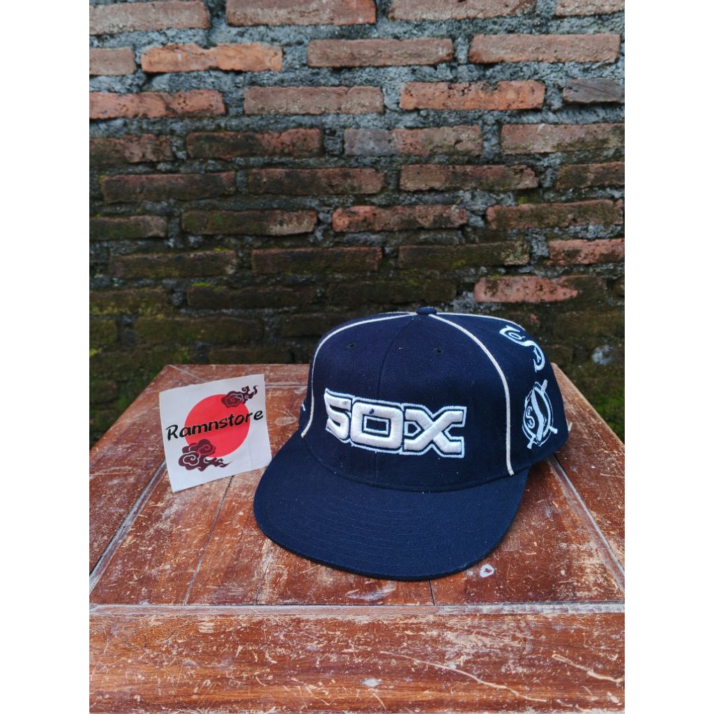topi vintage mlb white sox x american needle