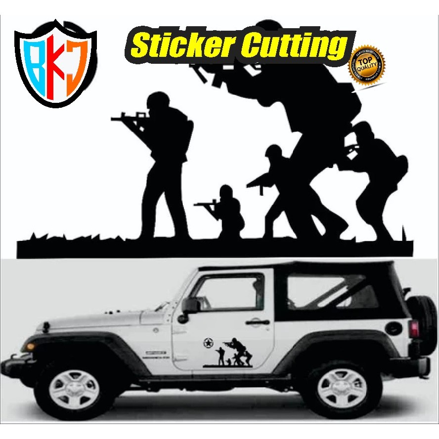 sticker cutting mobil/variasi stiker gambar mobil