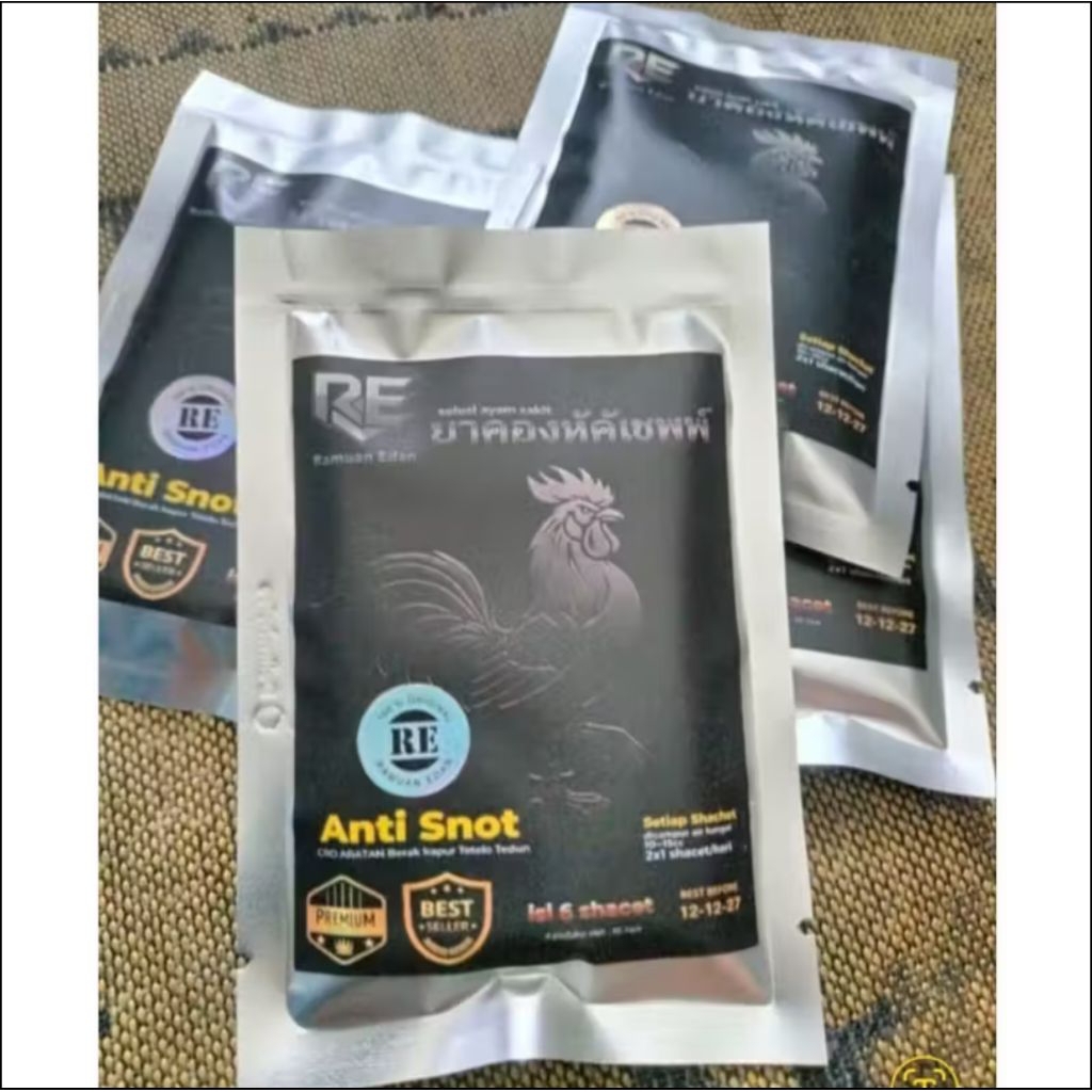 RE Ramuan Edan Kemasan Baru Obat Ayam Sakit Snot Ngorok Ampuh Mengatasi Penyakit Aratan Tetelo Lumpu
