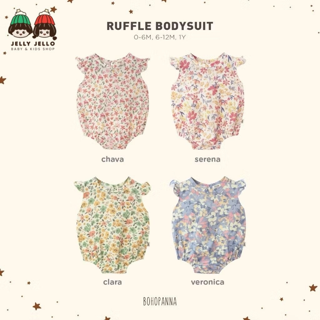 Bohopanna - Ruffle Bodysuit - Jumper Bayi