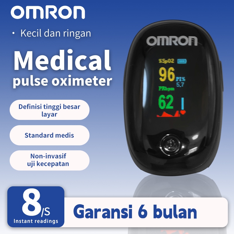 OMRON Oximeter OMRON Finger Pulse Oxymeter Alat Ukur Cek Tes Saturasi Oksigen