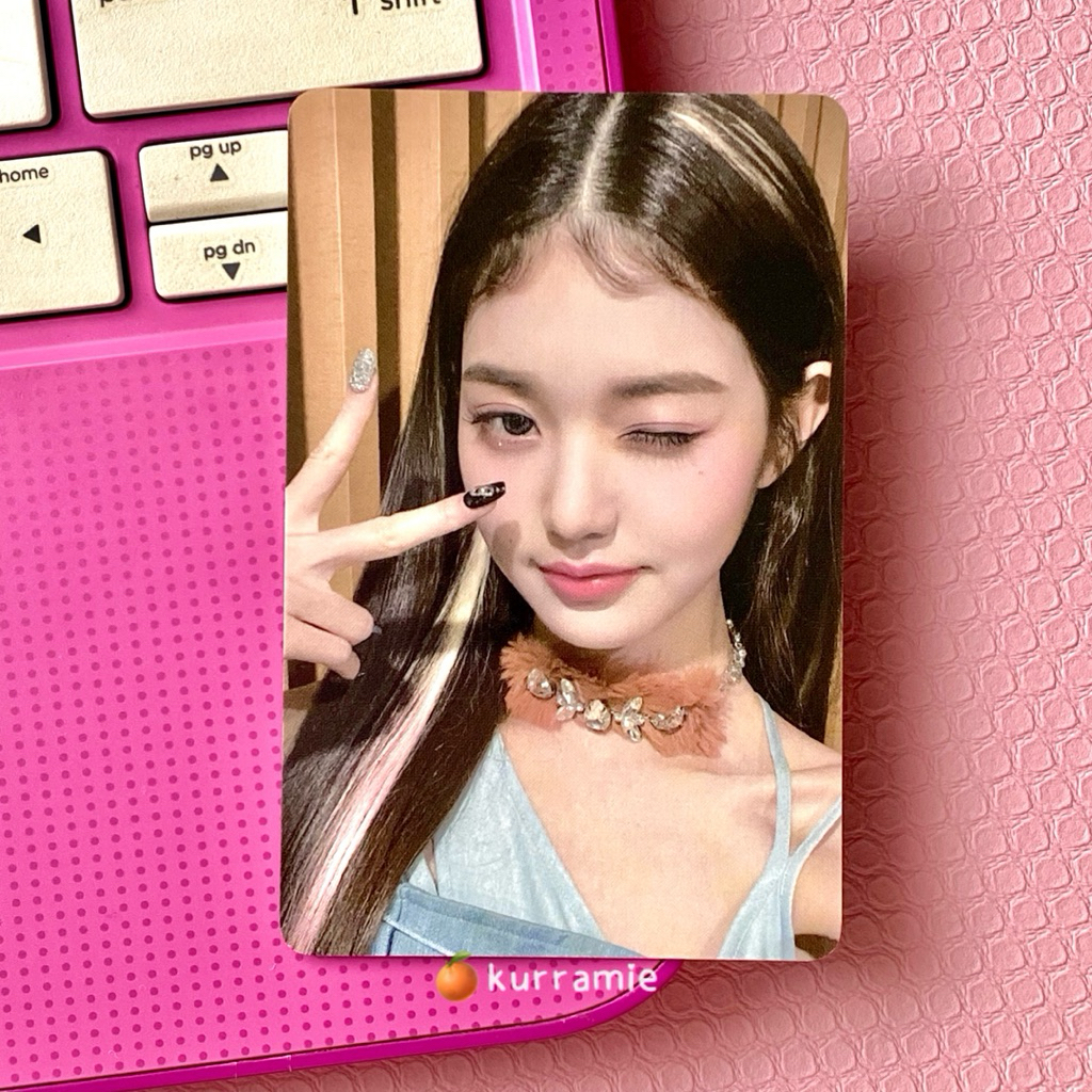 (clearance sale) official photocard wonyoung ive pob withmuu 2.0 era after like wony peace highlight