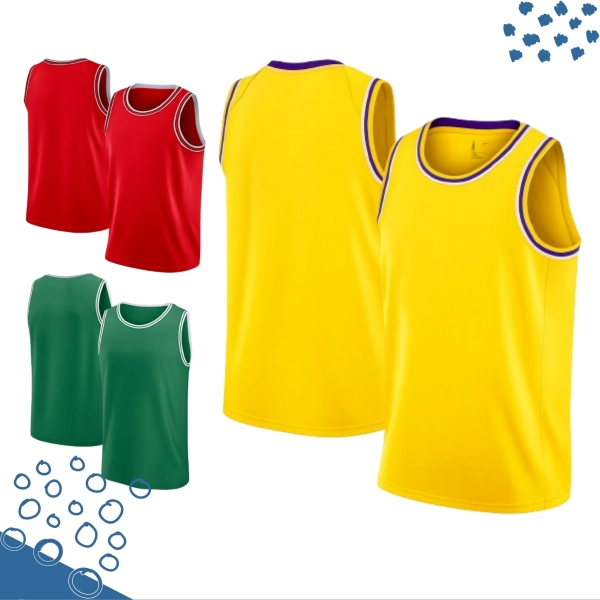 Singlet Kaos Olahraga Big Size Polos Dry Fit Jersey Basket Pria Wanita Premium Oversize