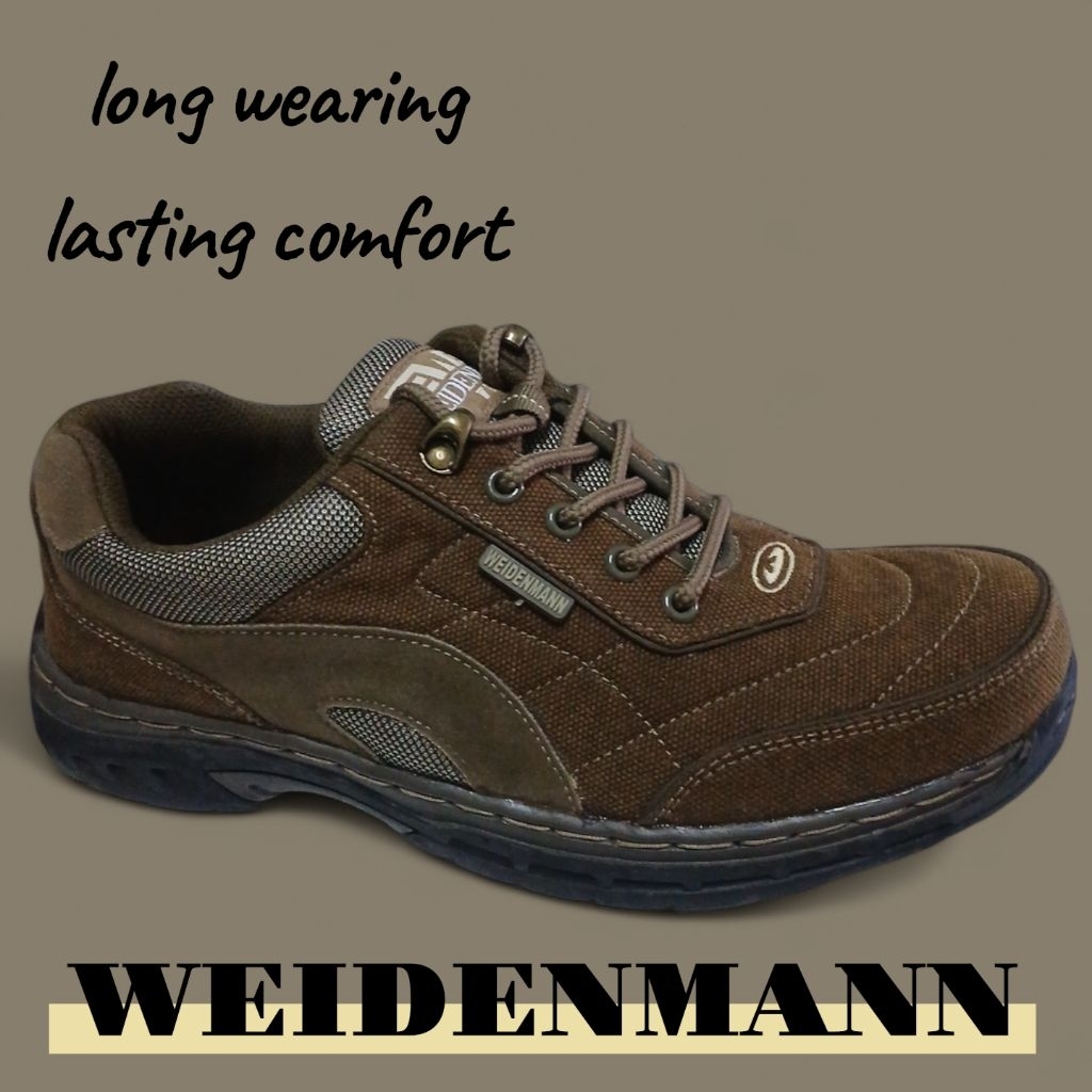 Sepatu Sneaker Casual Lifestyle Pria Original WEIDENMANN COMMANDER O9 OLIVE