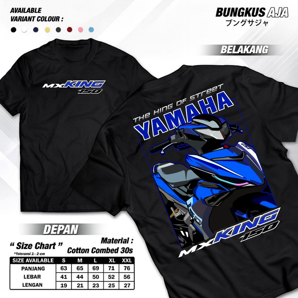 Kaos Motor MX KING 150 // Kaos MXKING // Kaos Jupiter MX King // Baju MX KING // Baju MXKING // MXKI