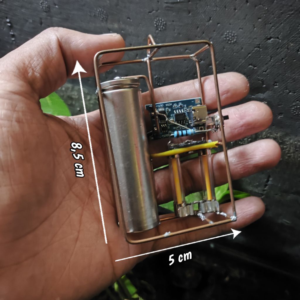 Lampu Camping Led Filamen Edison miniatur, Lampu Meja Hiasan