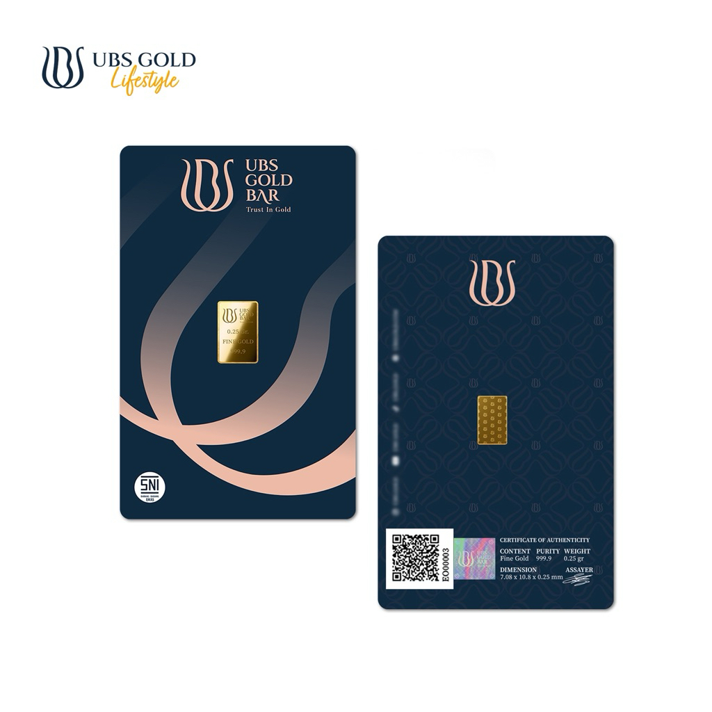 UBS Logam Mulia 0.25 Gram Classic