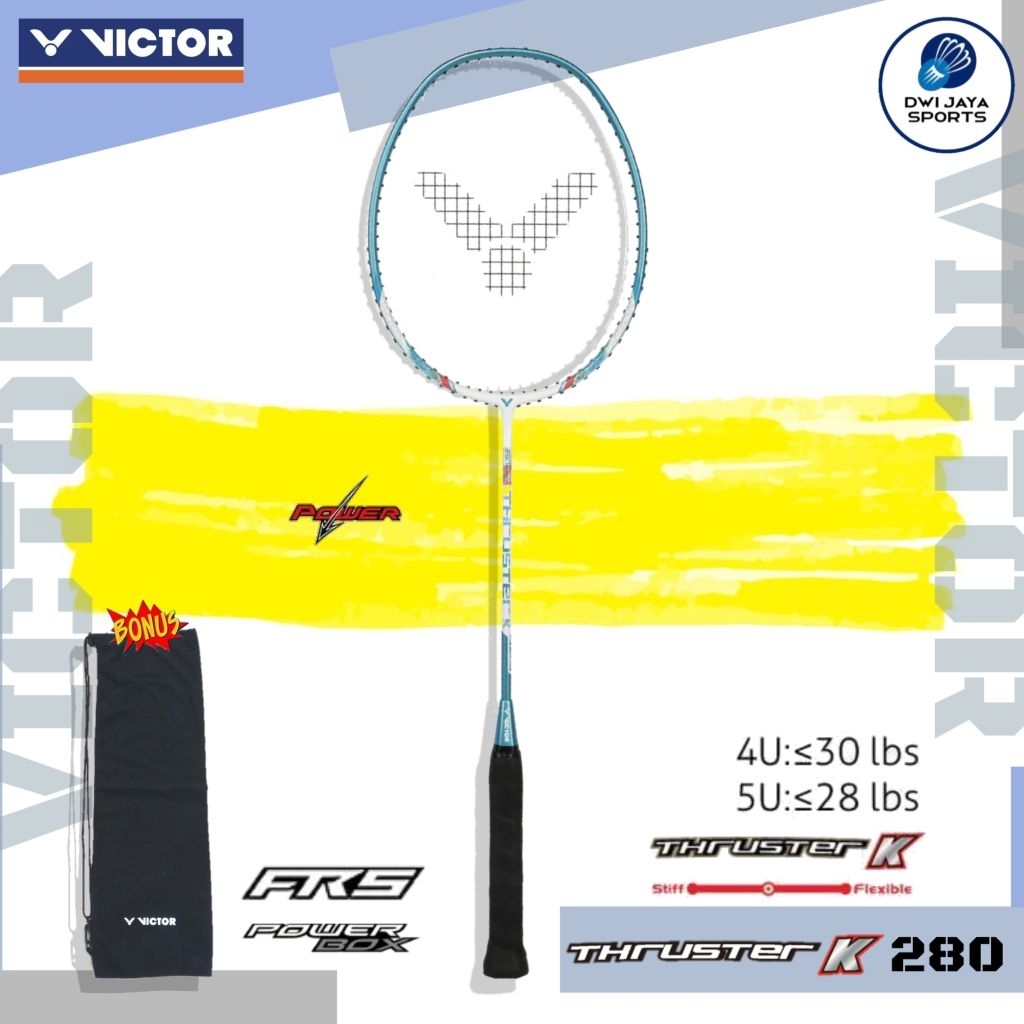Raket Badminton Victor Thruster K 280 R | TK 280 R | Thruster 280 | Tk-280 R