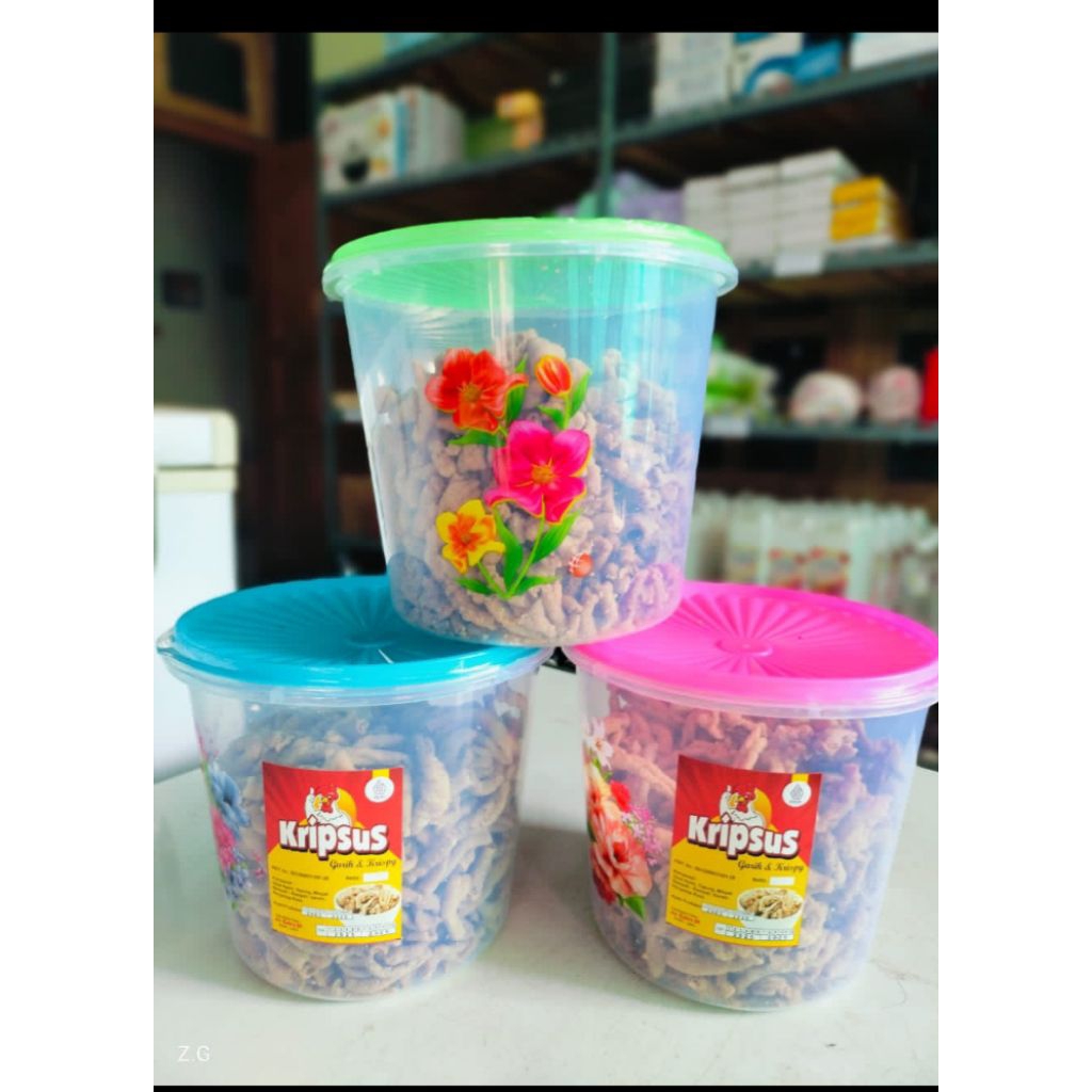 keripik usus toples kemasan ± 950gr