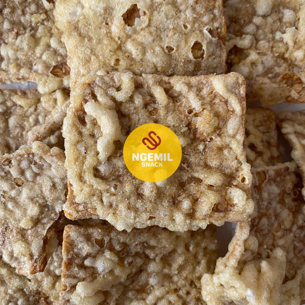 Keripik Tempe Asin 250 gram Keripik Tempe Kotak  Tempe Asin  Keripik Tempe Goreng Ngemil Snack Oleh 