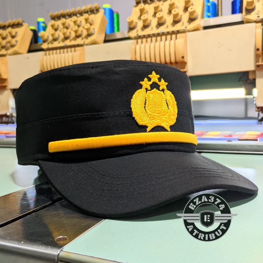 Topi komando polisi fieldcap PAMA polri bahan super lembut