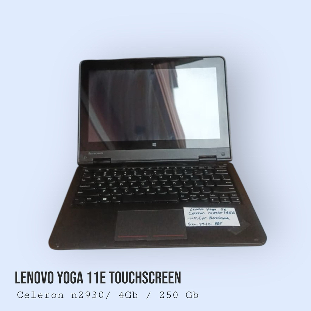 Laptop Lenovo Yoga 11e Touchscreen Celeron N2930 RAM 4GB HDD 250GB