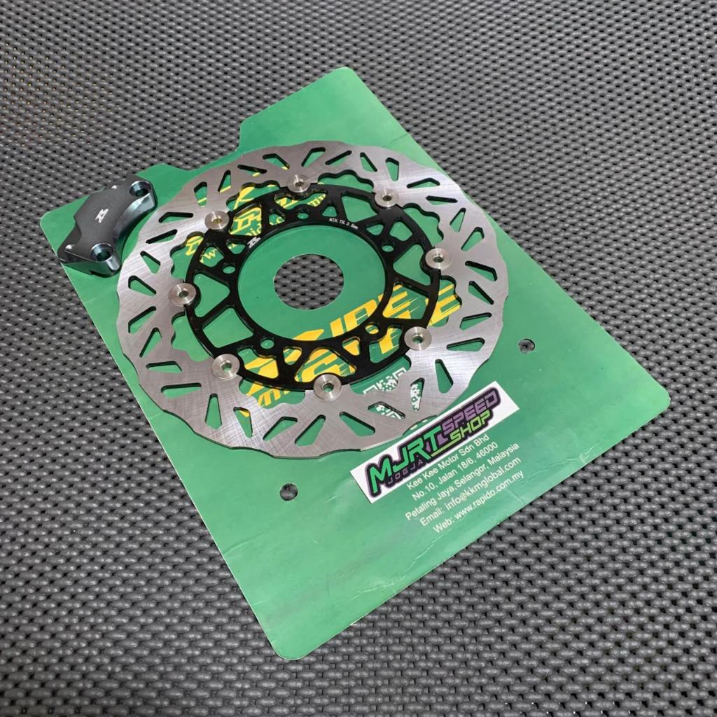 CAKRAM RAPIDO RACING MX KING 300MM + BRACKET ORIGINAL MALAYSIA