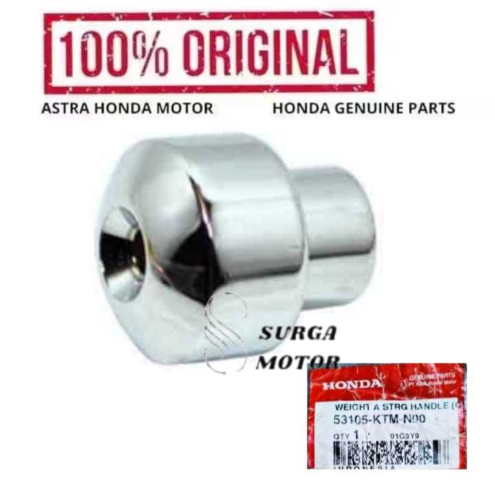 Jalu Krum Crom Bandul Setang Stang Motor Honda CS1 Supra X 125 KVL 2007 2008 2009 2010 2011 2012 201