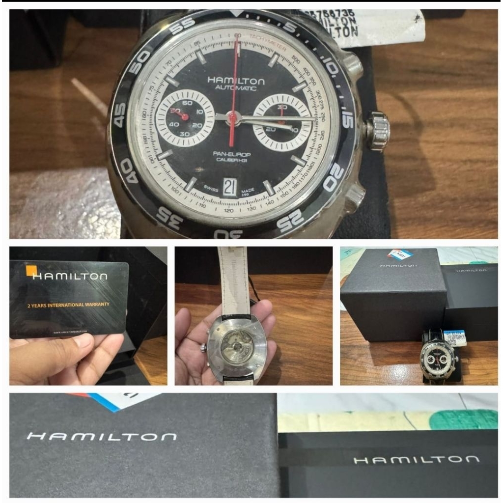 Brand New Hamilton Pan Europ Chronograph Automatic