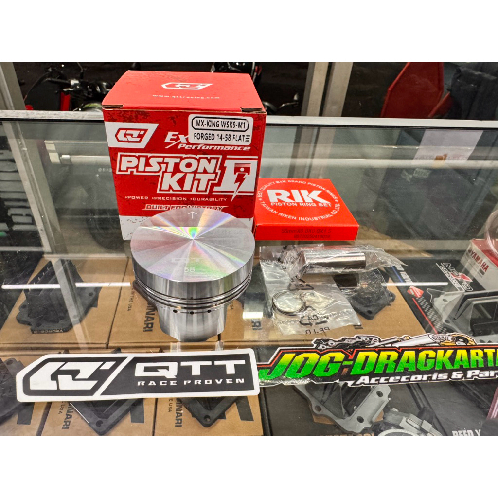 SEHER PISTON QTT RACING FORGED MX KING FLAT 58MM PEN 14 ORIGINAL QTT RACING