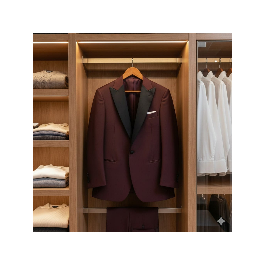 GIANUZI JAS PRIA VALERO BURGUNDY WOL