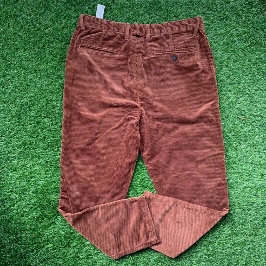 Zara corduroy regular pants / celana panjang reguler fit corduroy zara