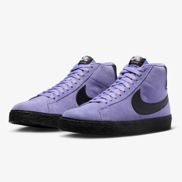 Nike Sb Zoom Blazer Mid Shoe - dusty amethyst/Black