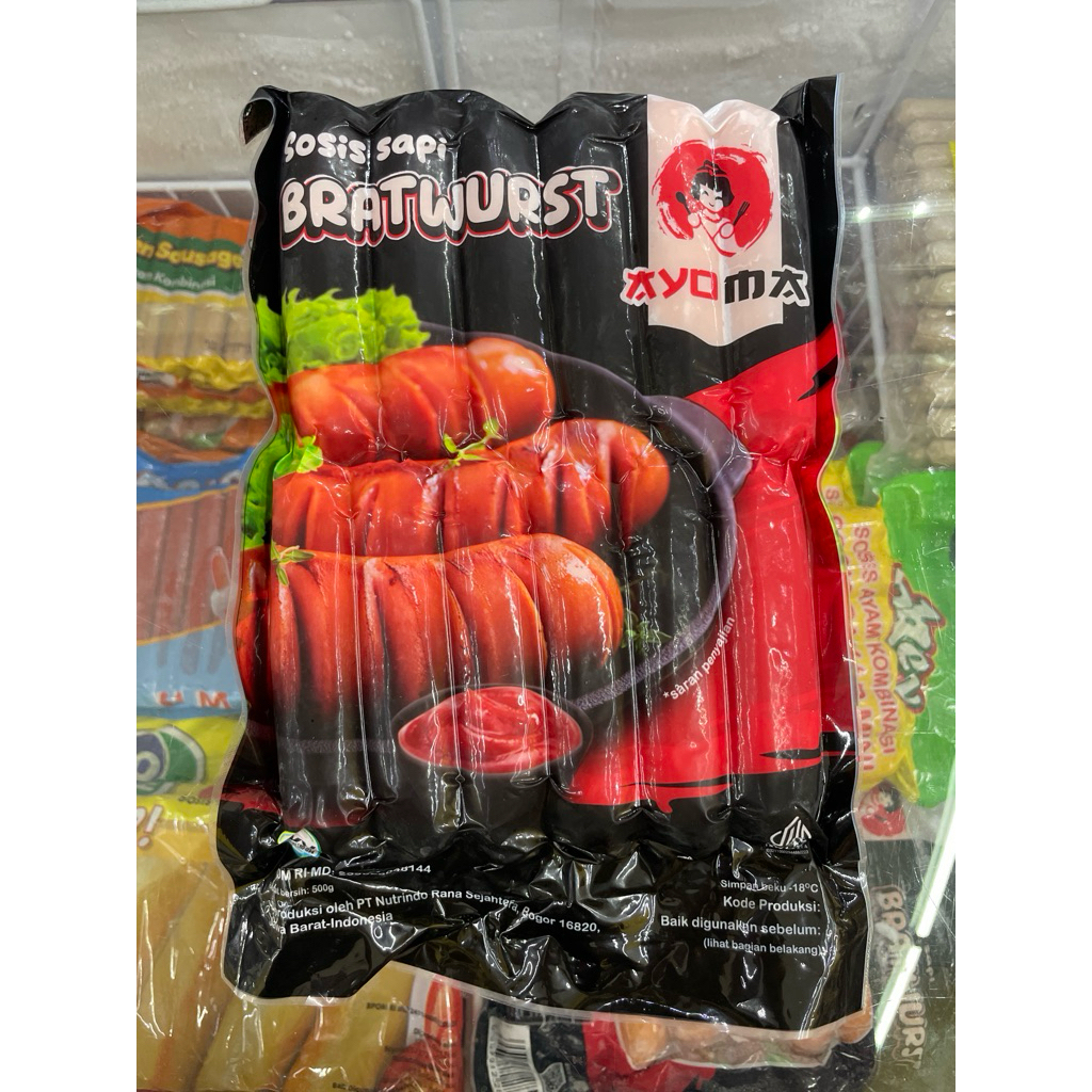 Ayoma sosis sapi bratwurst isi 12