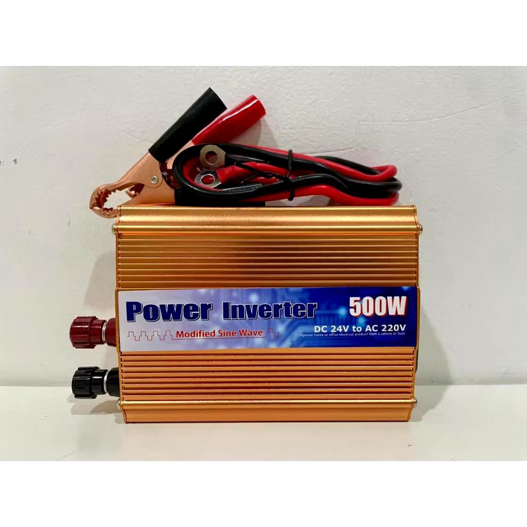 Power Inverter 500 Watt 24 Volt DC to 220 volt AC Inverter 500W