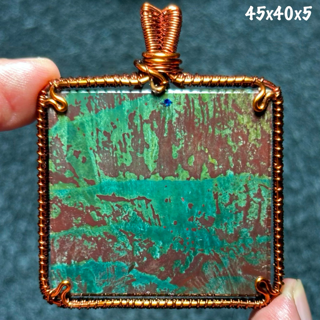 Liontin Batu Akik Natural Nogosui Bloodstone Bercak Merah Pemandangan (asli alam)