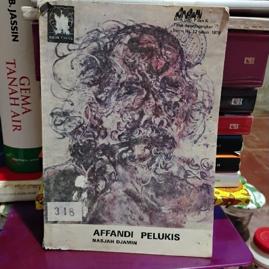 Preloved Novel Affandi Pelukis - Nasjah Djamin