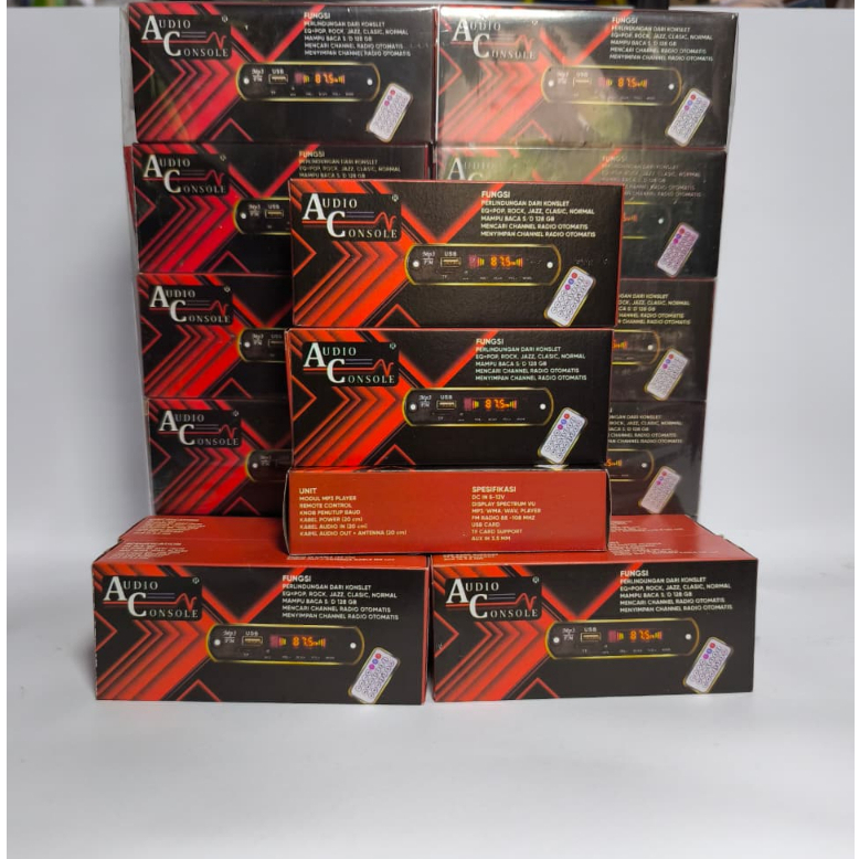 Rumahleha Modul Kit Mp3 Bluetooth Usb Fm Radio - Audio Console / Mp3 Bluetooth Usb Tf Aux Fm Radio +