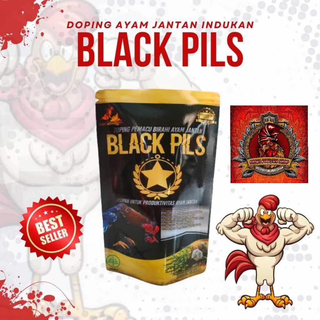 Black Pils Doping Pemicu Birahi Ayam Jantan