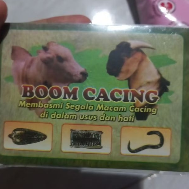 BOOM CACING OBAT CACING TERNAK MANJUR