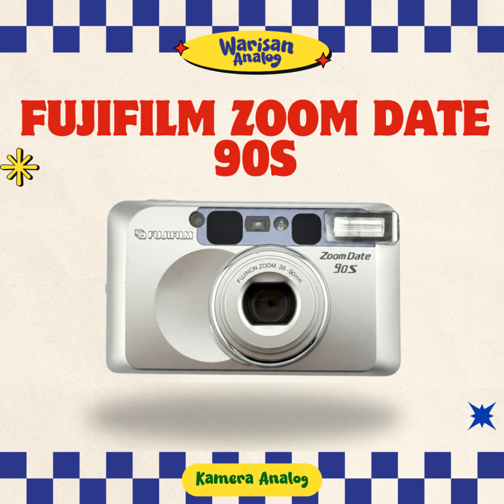 KAMERA ANALOG FUJIFILM ZOOM DATE 90S| REUSABLE CAMERA FILM 35MM | KAMERA FILM