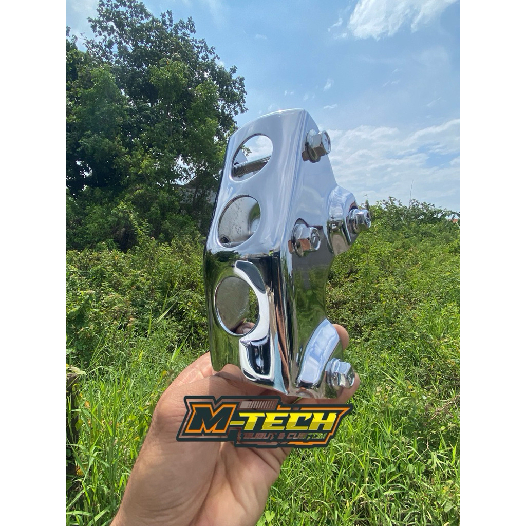 PANGKON MESIN GL MAX GL PRO MEGAPRO MP ORIGINAL SUDAH KROM SET BAUT 4 BIJI