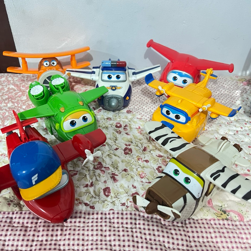 Super wings transforming/ mainan anak super wings/preloved