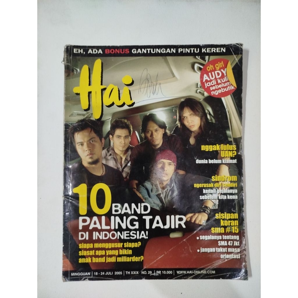 MAJALAH HAI COVER DEWA 19