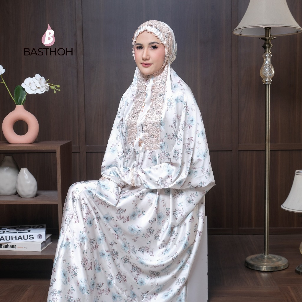 BASTHOH - Mukena Terusan Dewasa Sutra Silk Armani