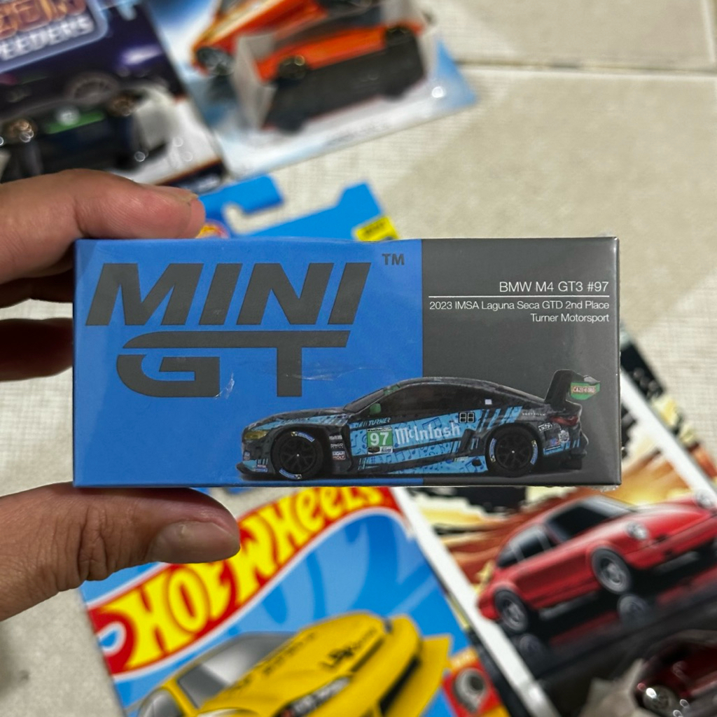 Mini GT BMW M4 GT3 #97 2023 IMSA Laguna Seca GTD 2nd Place Turner MotorSport