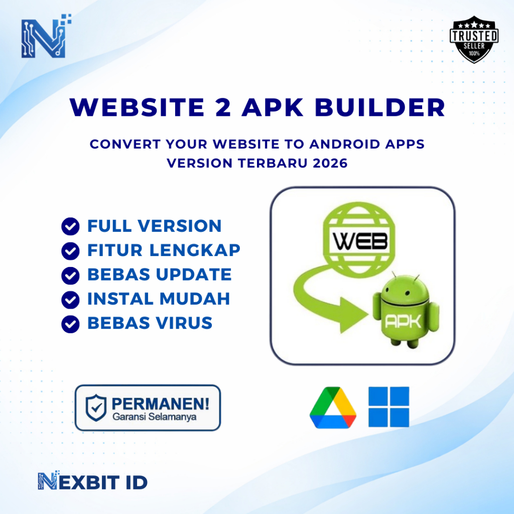 Website 2 APK Builder 2026 Full Version Original Lifetime + Panduan Instalasi (WIN)