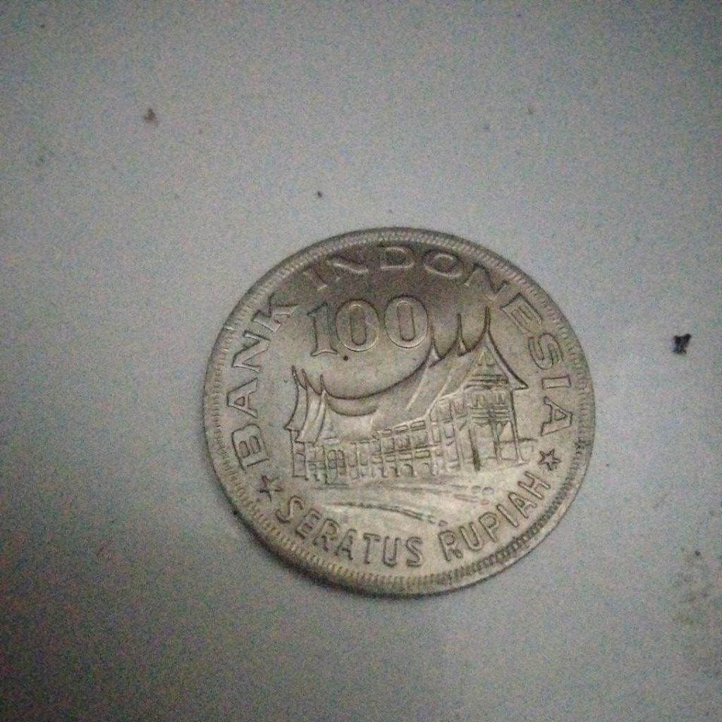 Koin logam 100 Rupiah Tahun 1978