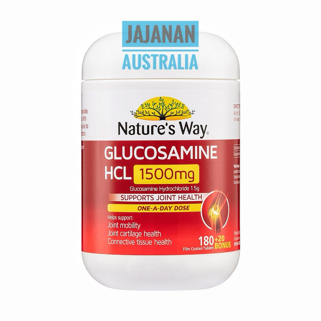 Nature's Way Glucosamine 1500mg 180 + 20 Bonus Tablets