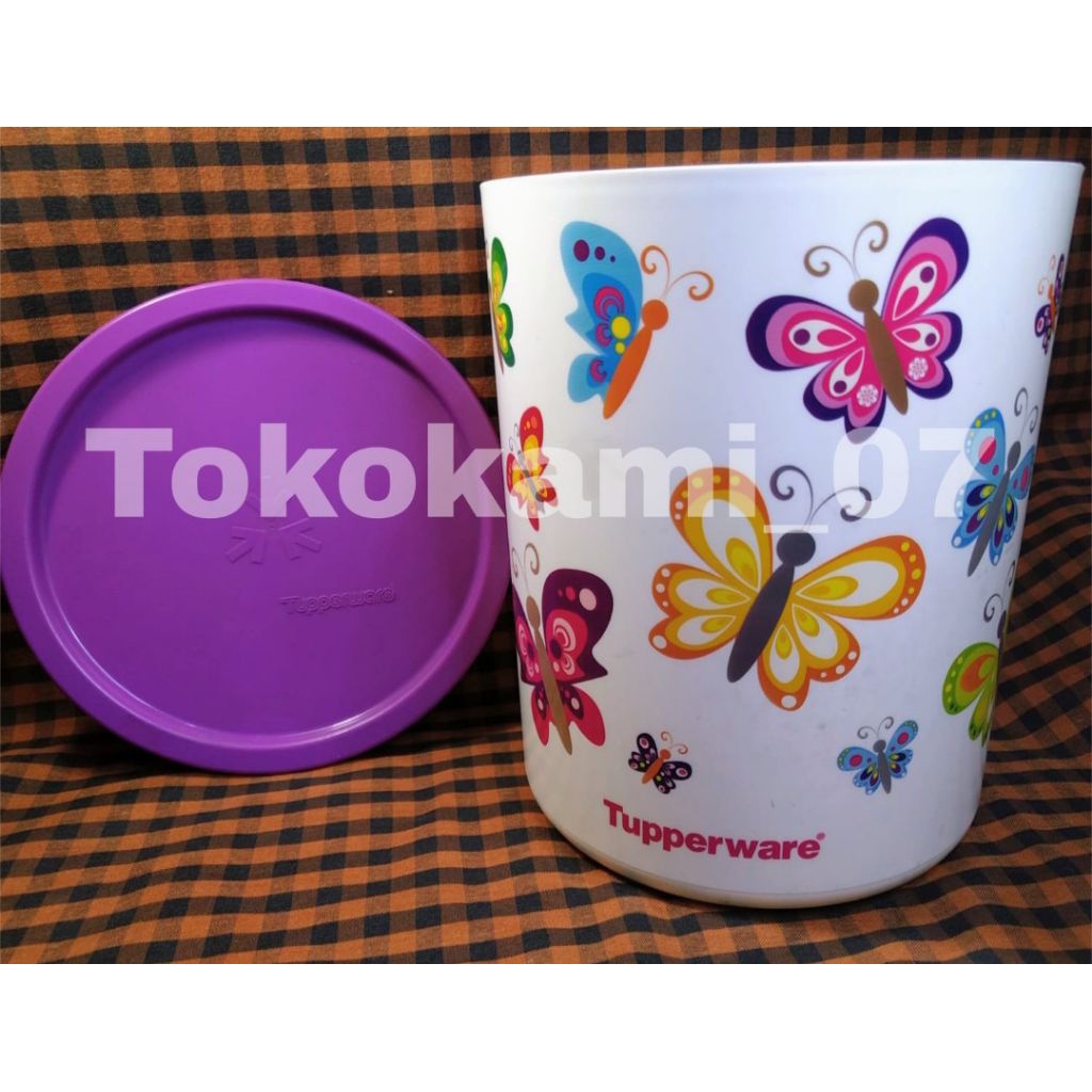 Butterfly Canister One Touch Tupperware Malaysia 3 liter