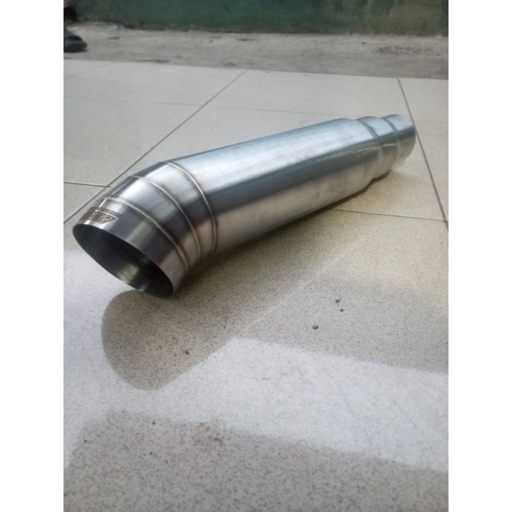 Knalpot mobil Tailpipe cumi darat JS Racing untuk mobil solar/diesel/bensin