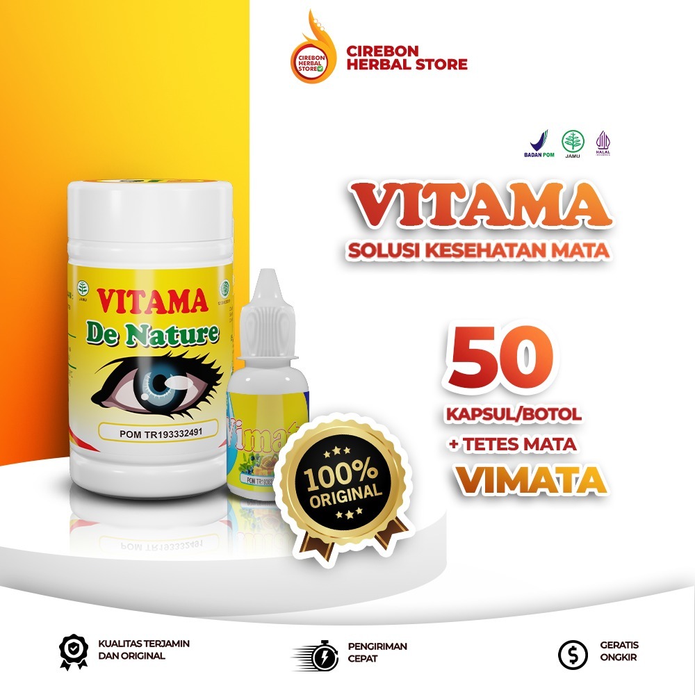 VITAMA CIREBON HERBAL STORE | VITAMA & VITAMA Membantu mengatasi masalah mata Merah dan berair