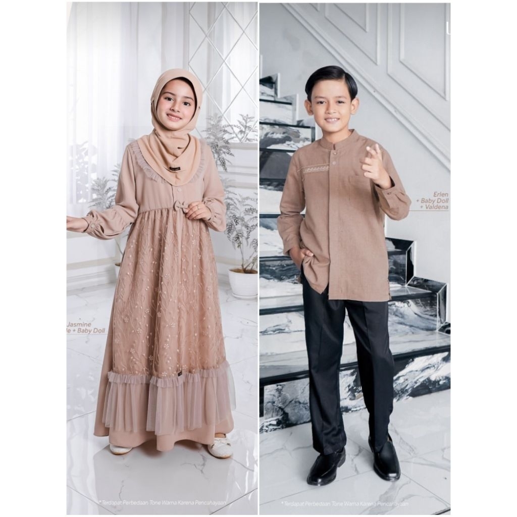 TERMURAH GAMIS DAN KOKO ANAK ETHICA SPECTRA ELFA 268 GOLDEN BROWN