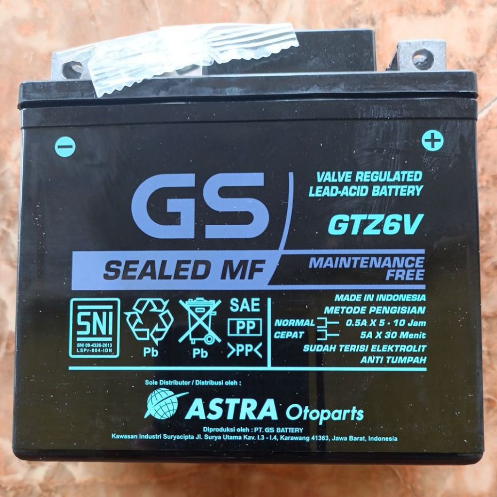 Aki Mf pcx  150/160 Vario 125-150-160 CBR ORI Gs Astra Gtz6V