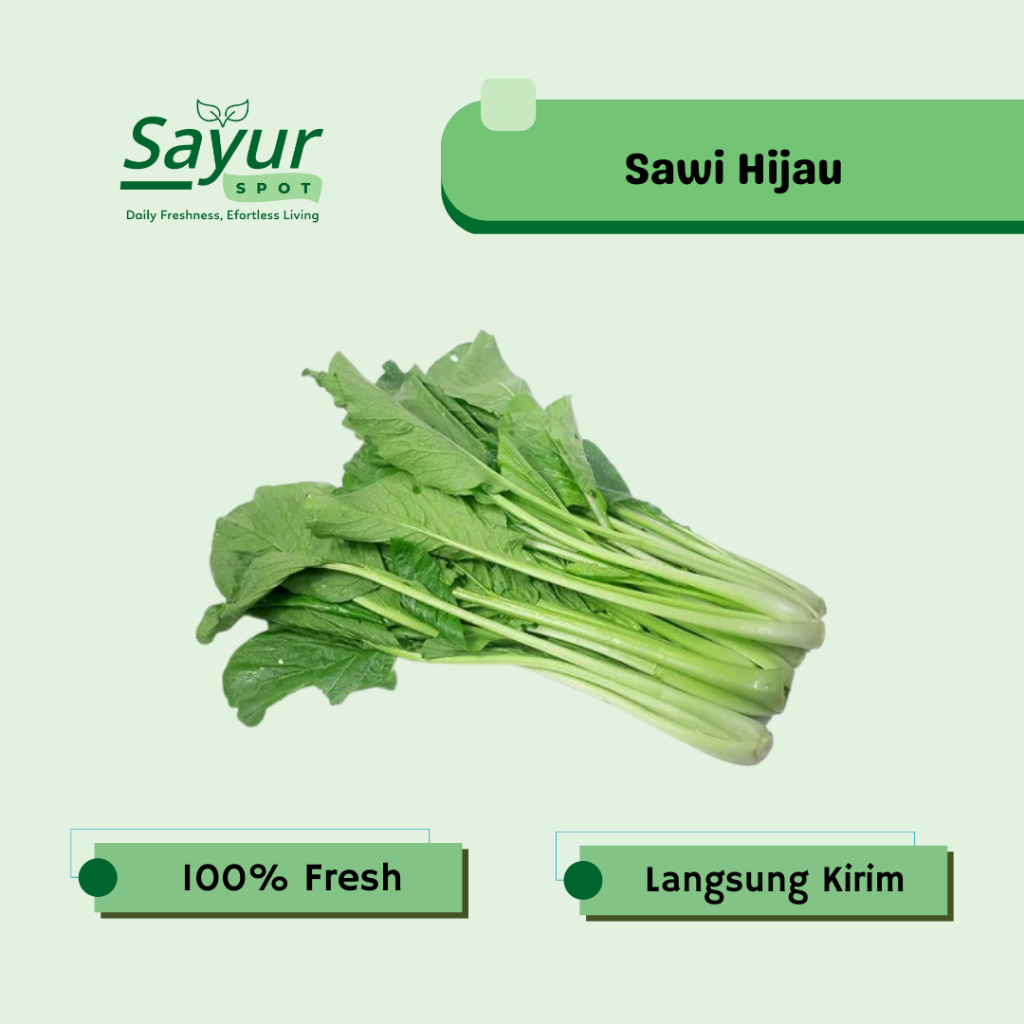 Sawi Hijau Segar / Caisim / Sayur Bekasi | Sayur Spot Bekasi