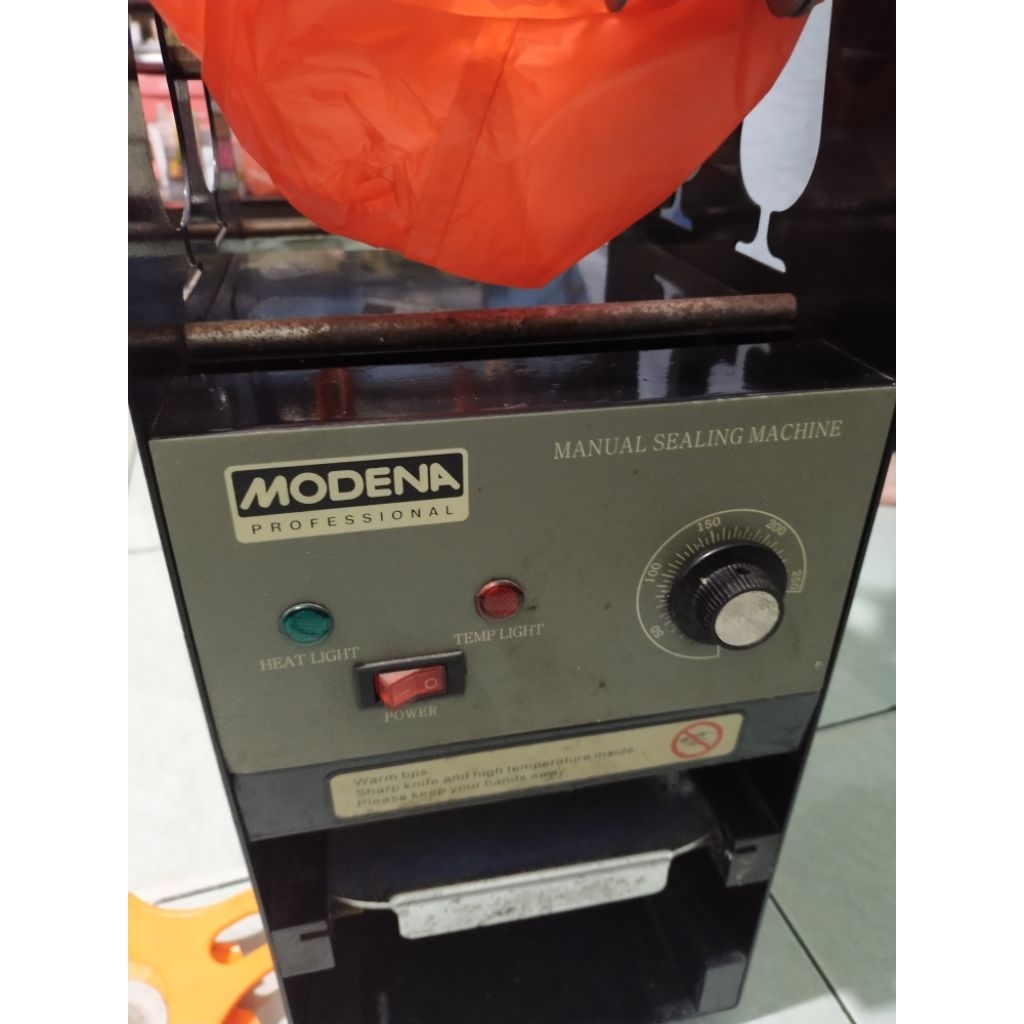 Mesin Press Penyegel Gelas Plastik Minuman Cup Sealer Modena Cs 1016 SECOND
