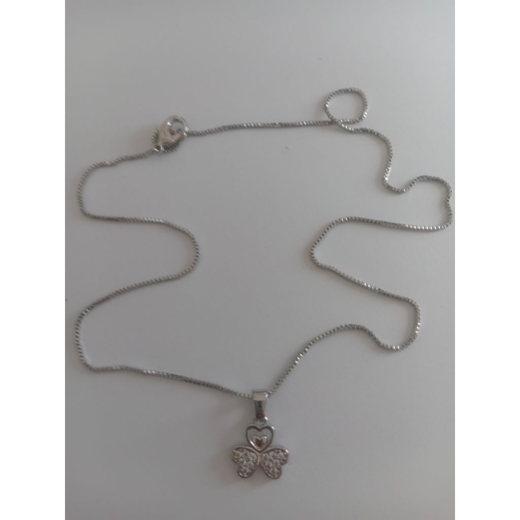 JONSON JEWELRY 23N WANITA KALUNG TITANIUM KARAT EMAS SILVER ASLI PANJANG MUDA DAN ANTI LUNTUR