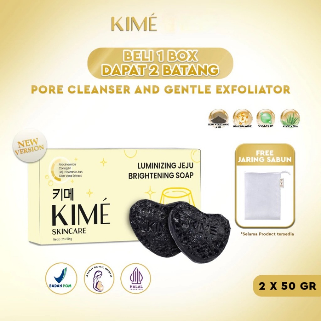 Sabun Kime Skincare - Luminizing Jeju Brightening Soap - Sabun Kime