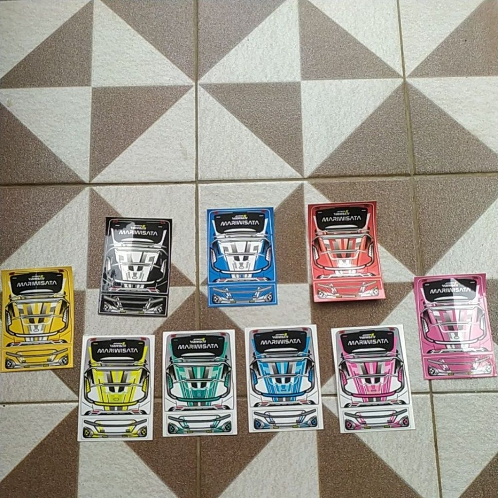 Sticker Headlamp face JB5 dan JB3