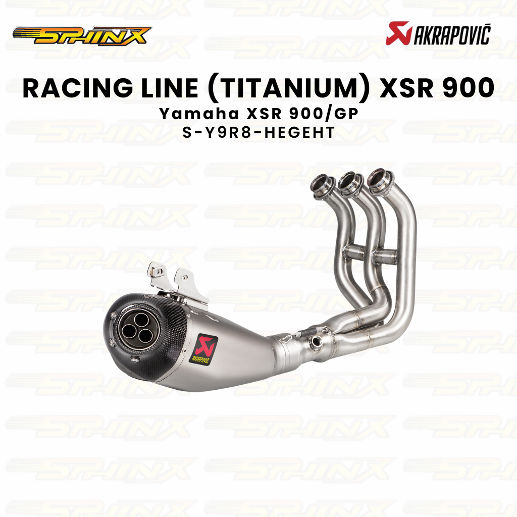Knalpot Akrapovic untuk Yamaha MT-09 2020 - Racing line Titanium